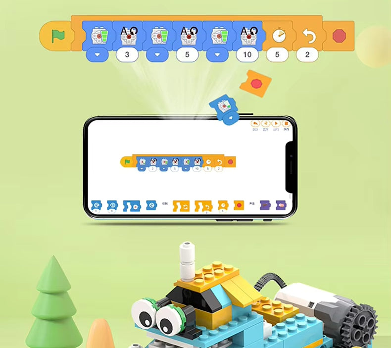 Roboter-Set für angehende Ingenieure 50-in-1 – Intelligentes DIY-Baukastenset mit 606 Teilen und Fernbedienung