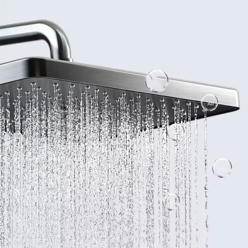 Duschset mit Digitalanzeige 4-in-1