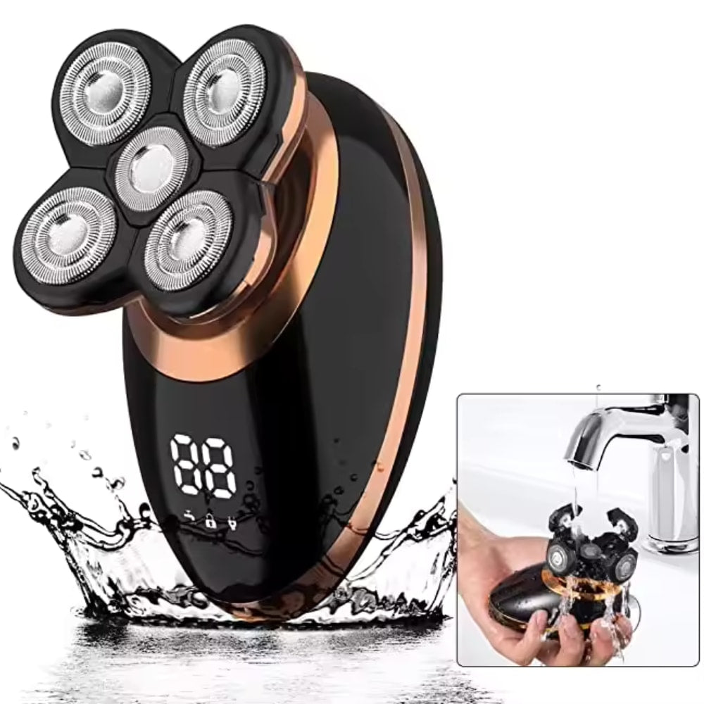 Kabelloser, wasserdichter 5-in-1-Rasierer und -Trimmer für Herren