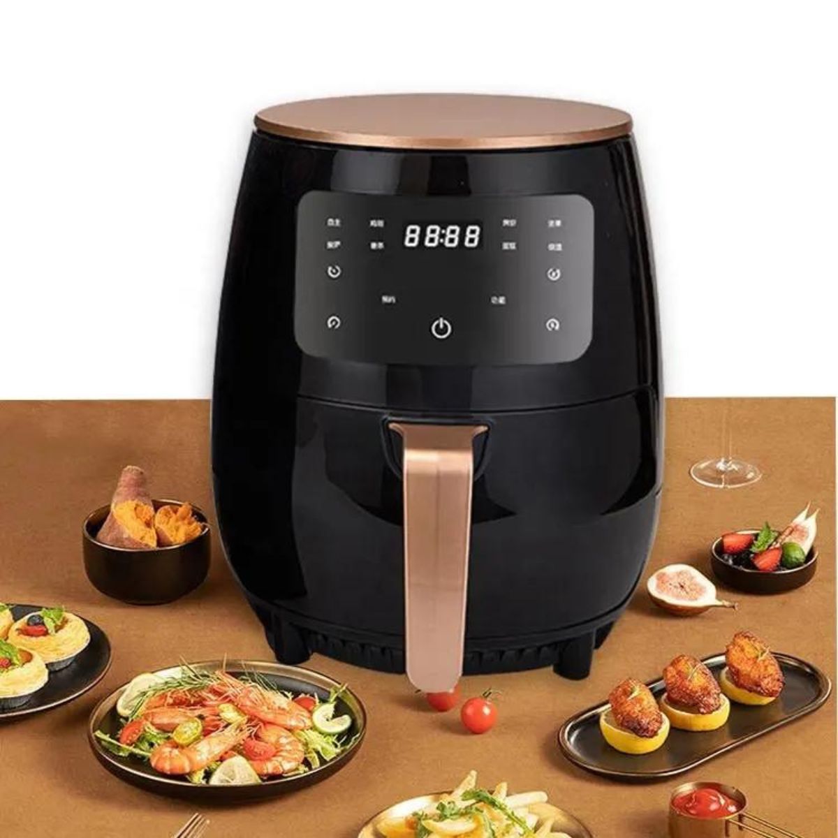 Heißluftfritteuse, 4,5 L Fassungsvermögen