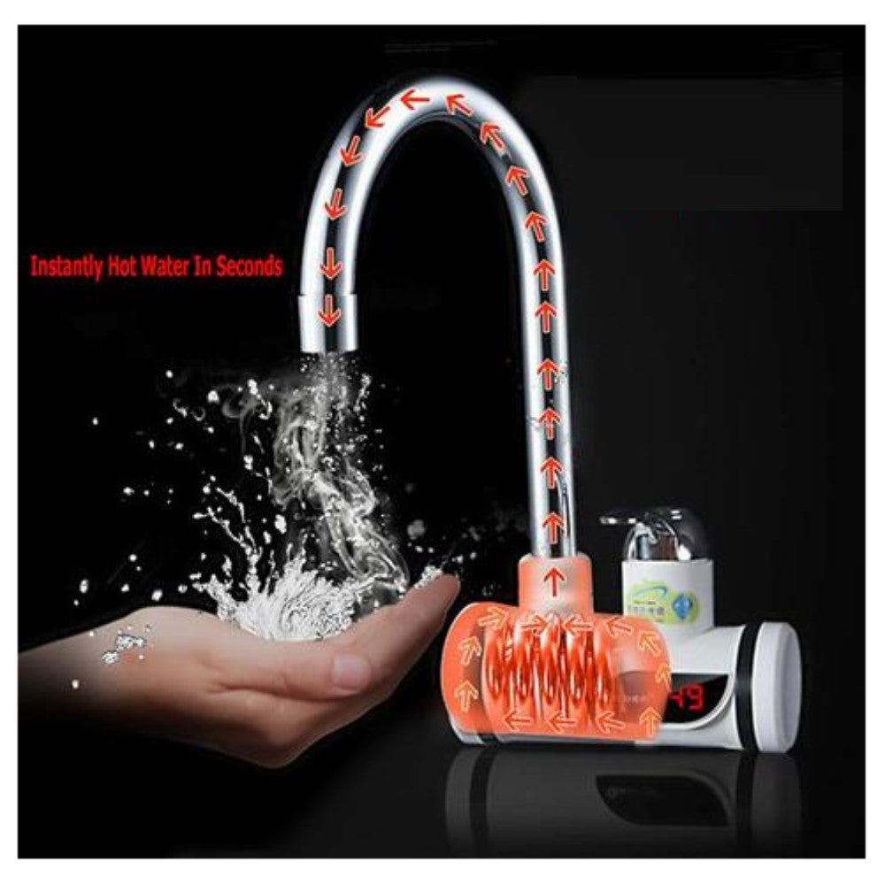 Wasserhahn mit eingebauter heizung