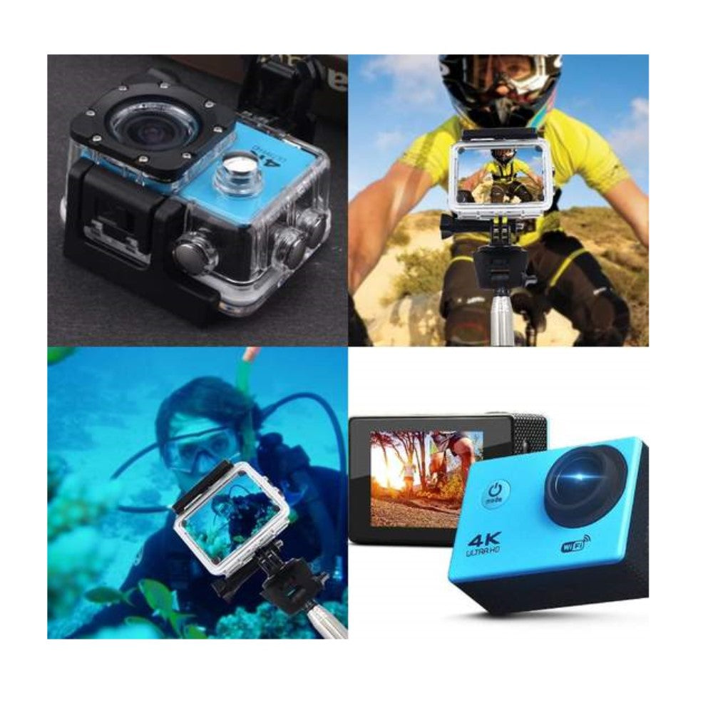4K Ultra HD Action Kamera, wasserdicht, WiFi