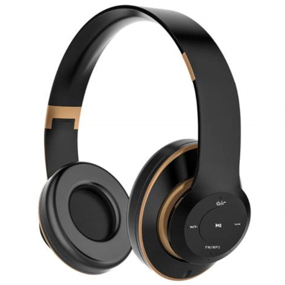 Drahtlose WiFi-Kopfhörer, Extra Bass, Anrufe, Radio, Bluetooth