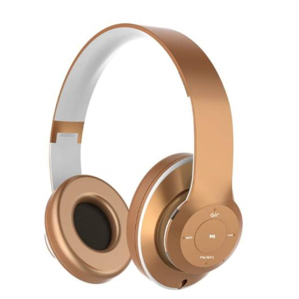 Drahtlose WiFi-Kopfhörer, Extra Bass, Anrufe, Radio, Bluetooth