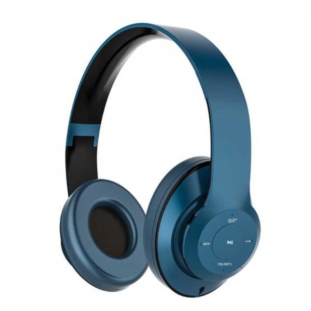 Drahtlose WiFi-Kopfhörer, Extra Bass, Anrufe, Radio, Bluetooth