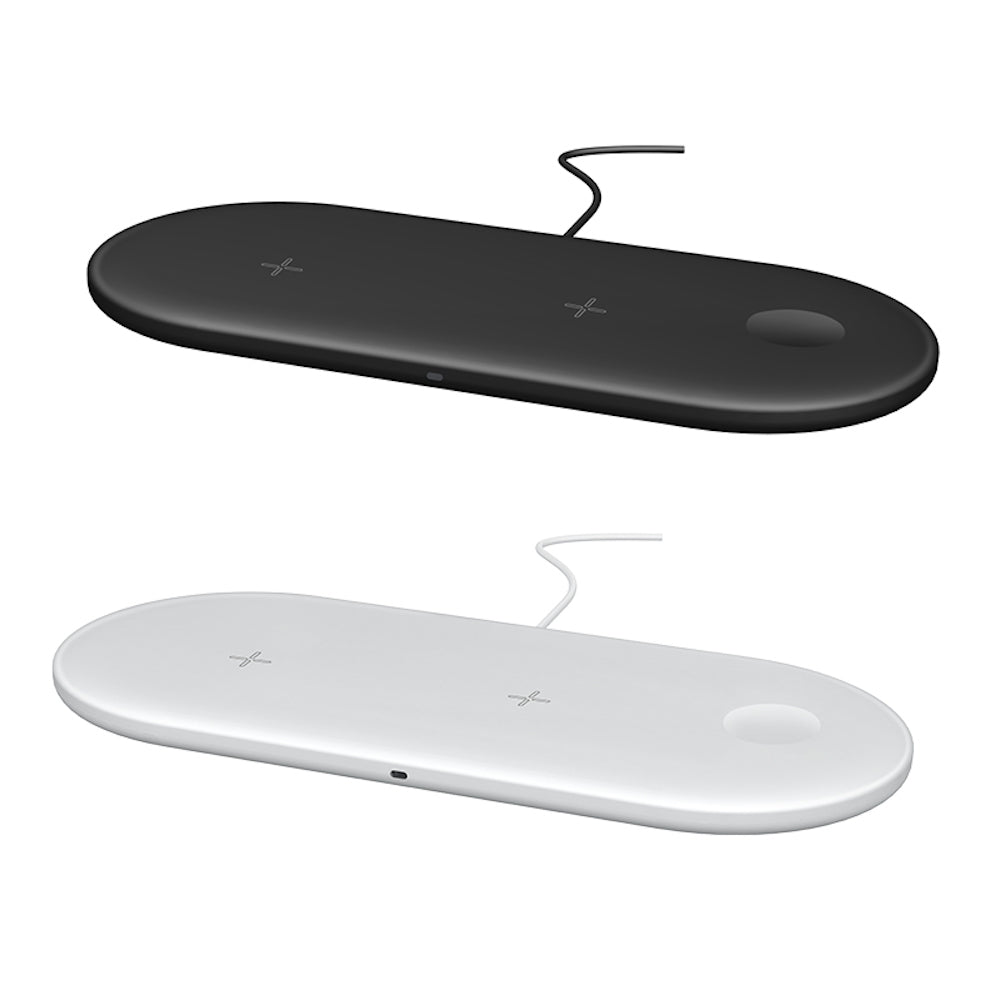 3 in 1 kabelloses Ladegerät für Mobiltelefon, Kopfhörer und Uhr