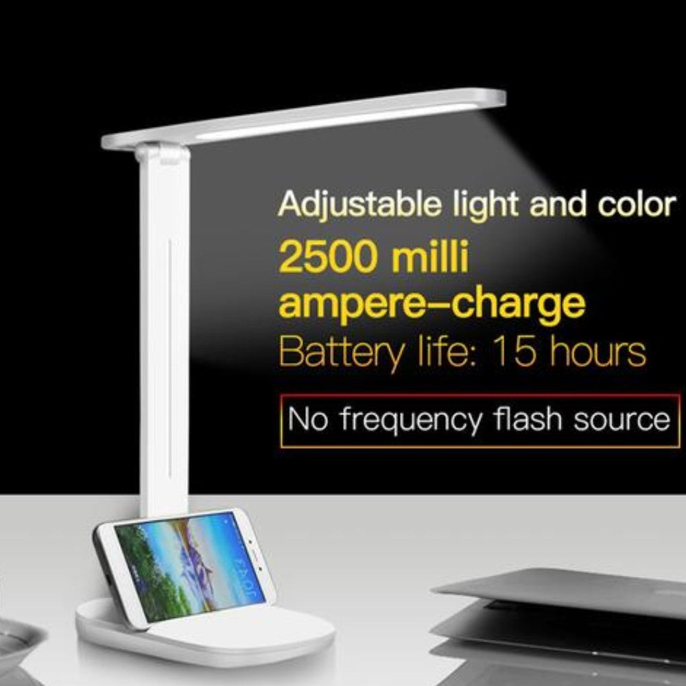 Moderne kabellose LED-Tischleuchte