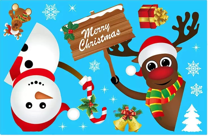 Weihnachtsaufkleber