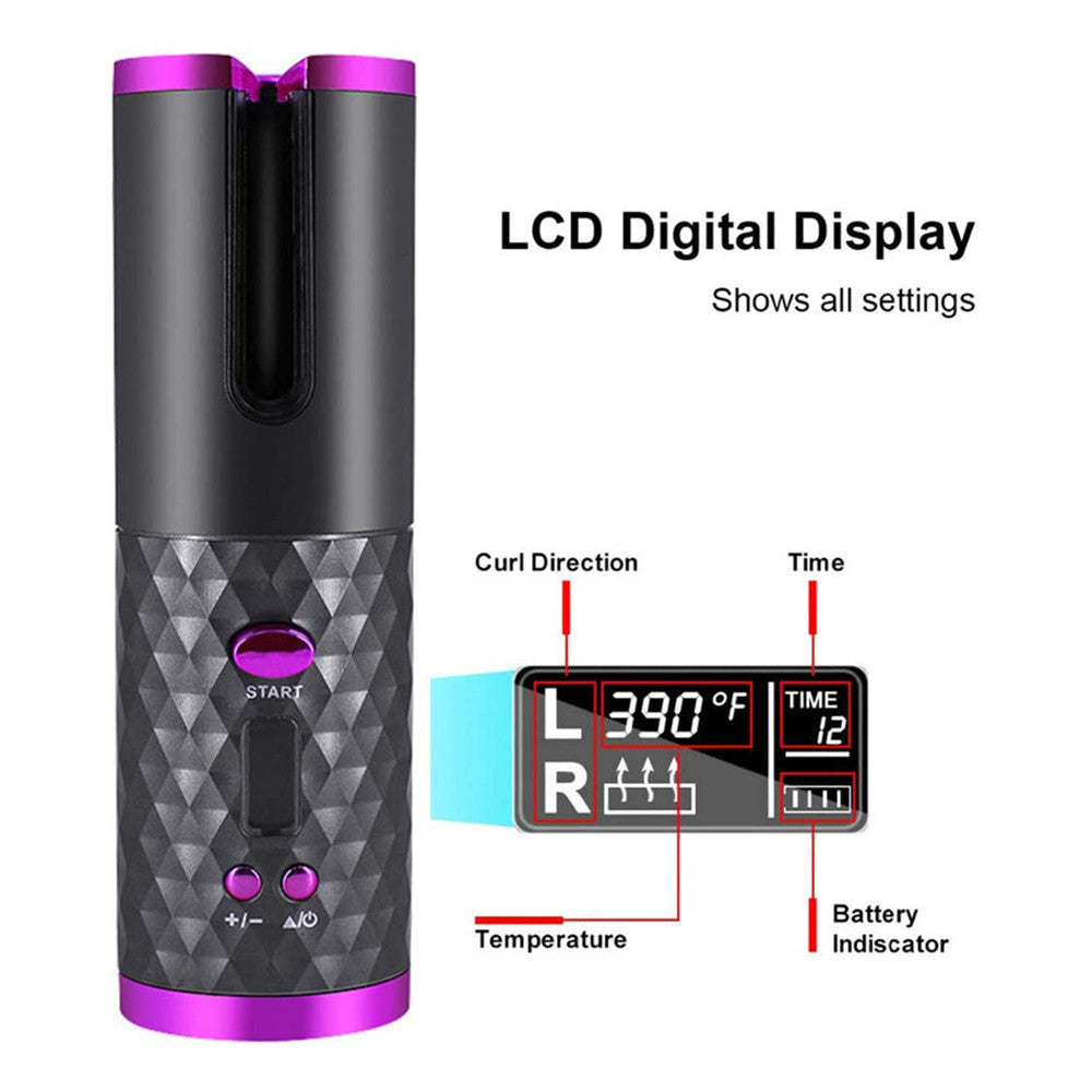 Automatischer kabelloser Lockenstab