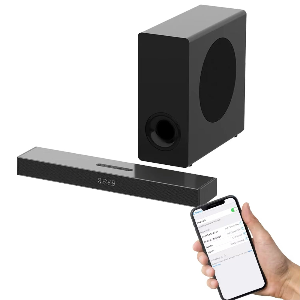 Soundbar mit Bluetooth und kabellosem Subwoofer