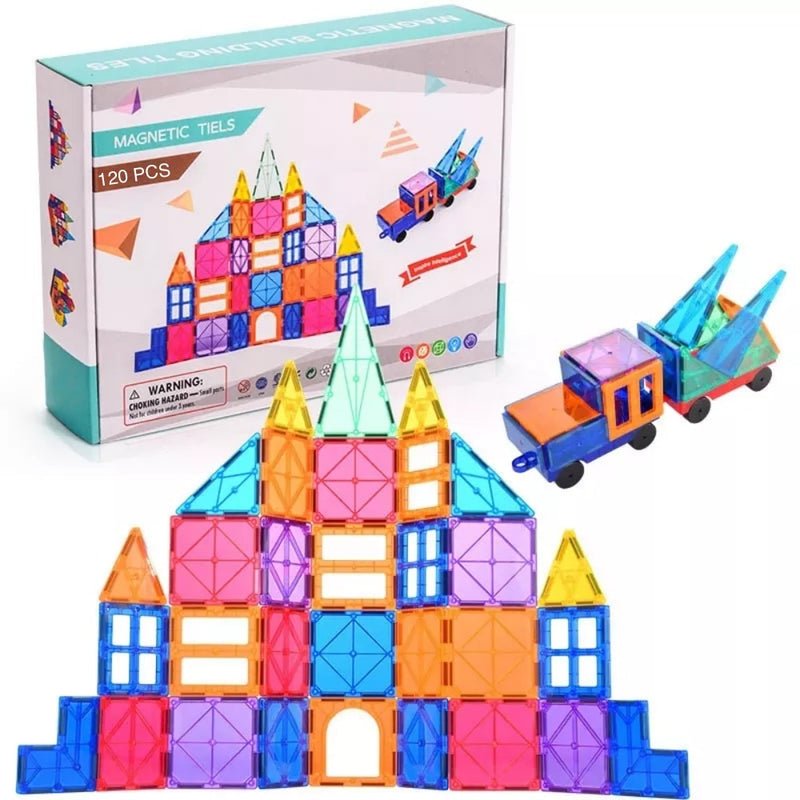Kreativ-Set mit magnetischen Blöcken