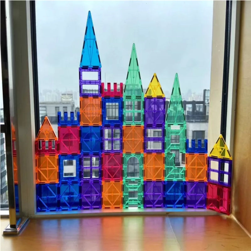 Kreativ-Set mit magnetischen Blöcken