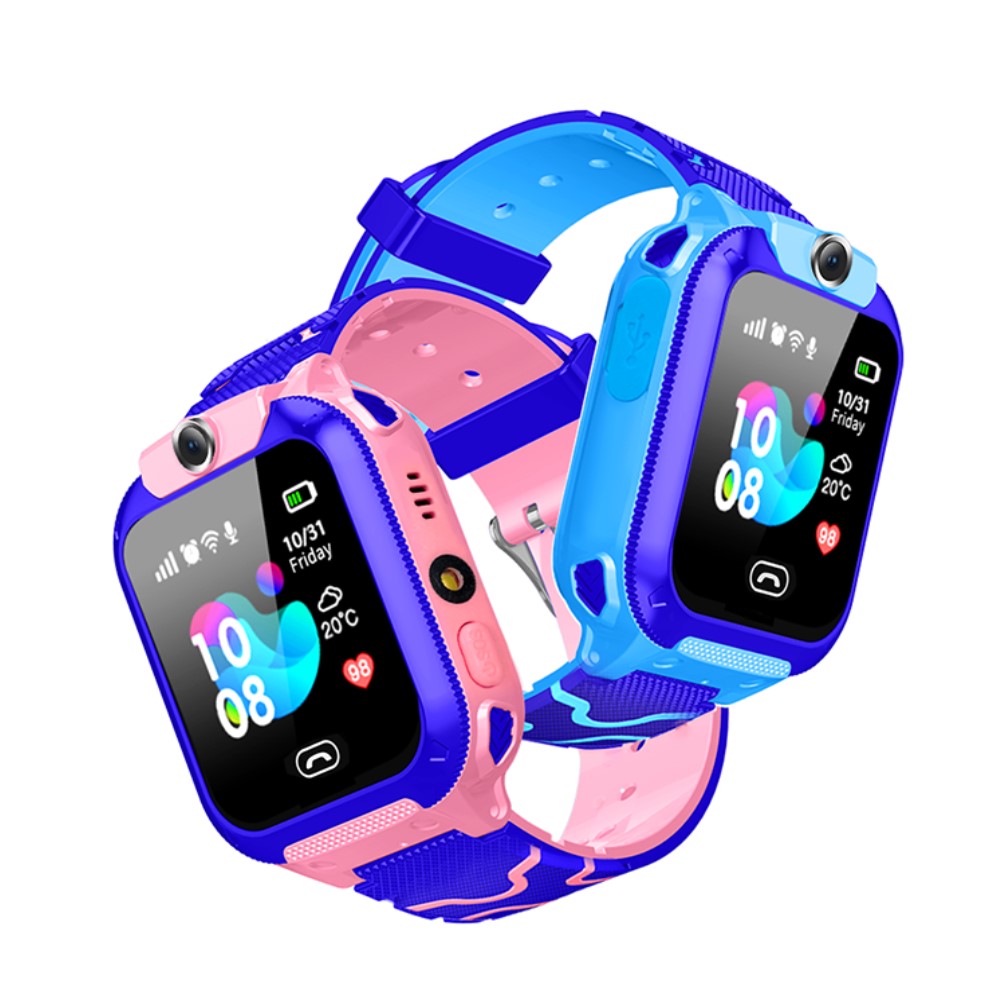 Kinder-Smartwatch mit Kamera, wasserdicht, GPS-Tracking und Anrufen, SOS-Taste